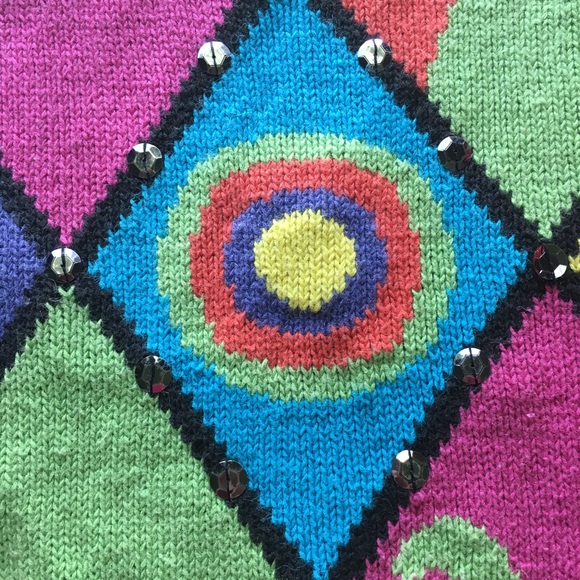 πππ¦ Funky Vintage L'eau Vive Sweater - Picture 11 of 13